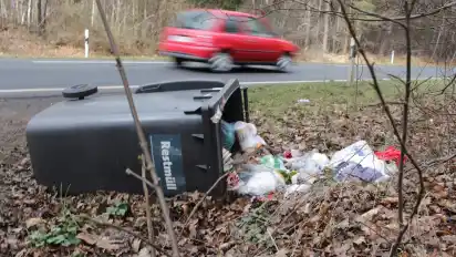 Manche Menschen entsorgen ihren Müll einfach in der Natur.