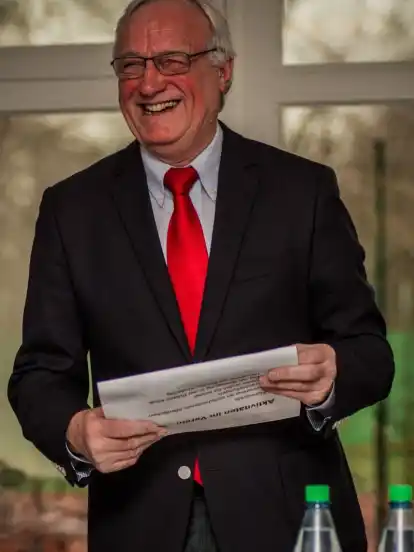 Hat gut lachen: Vereinspräsident Peter Scheuer.