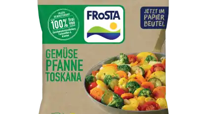 So soll die neue Papierverpackung von Frosta aussehen.