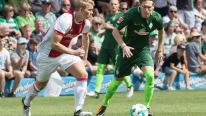 Werders Testspiel gegen Amsterdam wurde nach 74 Minuten abgebrochen.