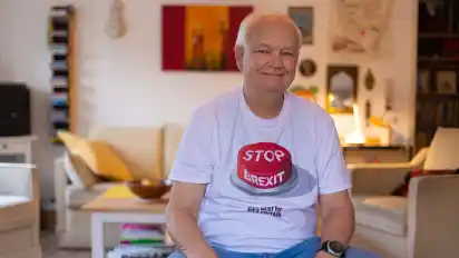 Hat seine neue Heimat in Kirchweyhe gefunden: Günther Schwarz hat Großbritannien den Rücken gekehrt.