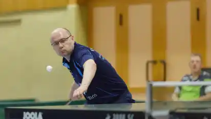 Fuhr in Oldenburg den einzigen Zähler für die Ritterhuder Tischtennis-Herren ein: Stefan Pankow.