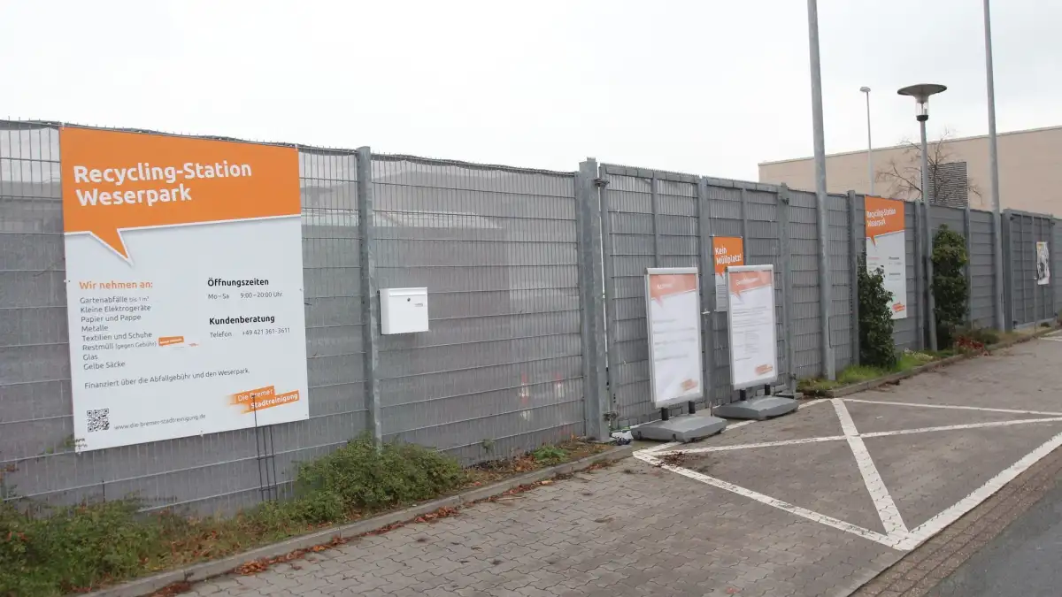 Neuer Recyclinghof in Bremen-Osterholz: Wunschplatz ist blockiert