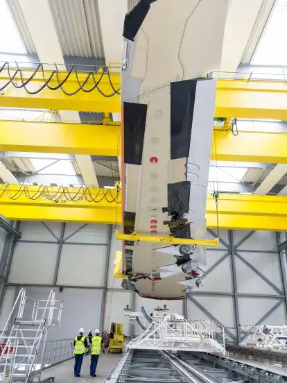 Im Bremer Airbus-Standort werden die Flügel technisch ausgestattet, bevor sie zur Endmontage nach Toulouse kommen.