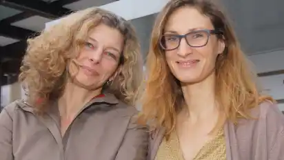 Heike Gronholz (links) verlässt das Bürgerhaus. Die neue Leiterin ist Antje Preuschoff.