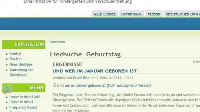 Kinder wollen singen