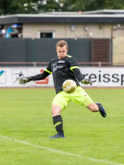 SCT-Keeper Jannik Blome versucht, alles spielerisch zu lösen. Sein Vorbild ist Nationaltorhüter Marc-André ter Stegen.