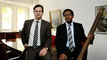 Götz Schmitt (li.), Geschäftsführender Gesellschafter und Khalid M. Duri.