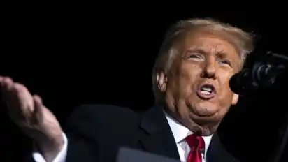 «Sie versuchen, Biden zu schützen»: Donald Trump. Foto: Evan Vucci/AP/dpa