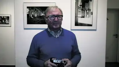 Karl-Heinz Rothenberger stellt seine Fotografien aus Syrien derzeit in der Kulturwerkstatt Westend aus.
