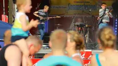 Auch die Band We Had To Leave zeigte ihr Können beim Festival.