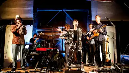 Die Band Holler My Dear machte mit ihrem neuen Album "Steady As She Goes" einen Abstecher ins Kreismuseum.