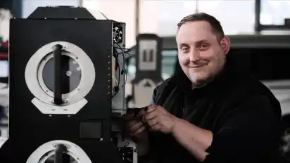 Markus Zimmer arbeitet über das Teilhabechancengesetz seit Mitte 2019 bei der Firma Reamotion.