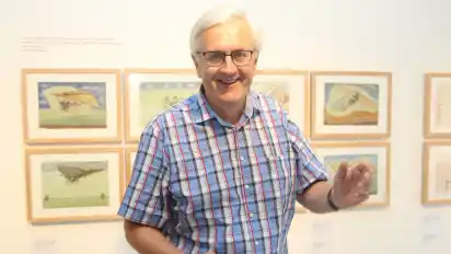 Der Psychiater und Psychoanalytiker Hartmut Kraft liest in der Galerie im Park aus seinem Buch vor.