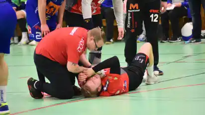Immer wieder trifft das Verletzungspech die HSG Delmenhorst in dieser Saison. Auch Spielmacher Frederic Oetken fiel mehrfach aus.