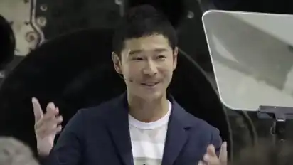 Der japanische Milliardär Yusaku Maezawa soll als erster Weltraumtourist des privaten Raumfahrtunternehmens "SpaceX" zum Mond fliegen.