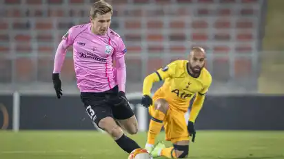Plötzlich international am Ball: Johannes Eggestein traf für Linz auch gegen Tottenham.