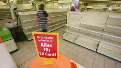 Alles ist raus: Gestern schloss "Ihr Platz" für immer.