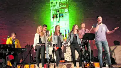 Falko Wermuth und seine Band "Crossroads" machen beim Pop-Oratorium mit.