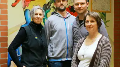 Wollen Mädchen und Jungen stärken: Renate Bühn (von links), Jan-Henning Göttsche, Helge Johannsen und Brunhilde Maskos.