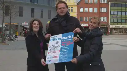 Nicola Rauen (Stadtmarketing), Jürgen Janssen von der Oldenburger Gesellschaft Marktveranstaltung Janssen und Stadtmarke