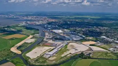 Die Zukunft des Offshore-Terminals Bremerhaven ist derzeit ungewiss.