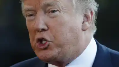 Nur noch 35 Prozent der Amerikaner bescheinigen Trump, dass er viel oder einen guten Teil erreicht habe, so eine «Washington Post»/ABC News-Umfrage. Foto: Evan Vucci