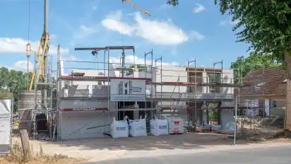 An der Lindenstraße schafft momentan die Volksbank Oyten Immobilien GmbH neuen Wohnraum.
