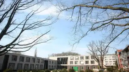 Blick auf das Gelände von Friedehorst.