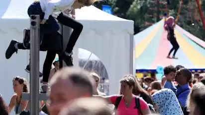 Zum Kindertag im vergangenen Jahr kamen knapp 60.000 Besucher in den Bürgerpark.