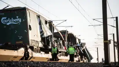 In Dänemark kam es zu einem schweren Zugunglück.