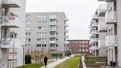 An der Marcuskaje in der Überseestadt haben die Gewoba und die Firma Justus Grosse gemeinsam Sozialwohnungen gebaut.