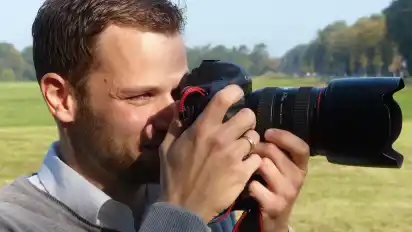 David tom Wörden ist gelernter Fotograf. Als Werbegrafiker machte er sich mit 25 selbstständig. Foto: hag
