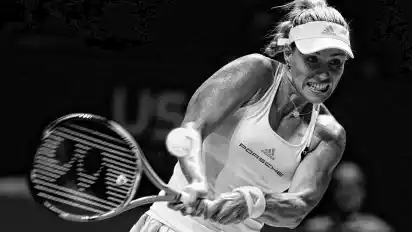 Weltranglisten-Erste: Angelique Kerber gewann auch ihr zweites Spiel in Singapur.
