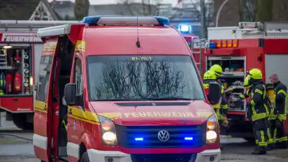 Die Feuerwehr musste ein Wohnmobil löschen.