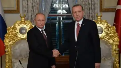 Zunehmende Annäherung: Der türkische Präsident Erdogan und Kremlchef Putin bei einem Besuch in Istanbul. Foto: Alexei Druzhinin/Sputnik