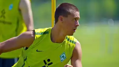 Sandro Wagner fehlte am Montagvormittag beim Werder-Training.