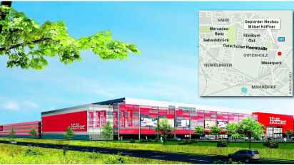 Neuer Zeitplan für Möbelhaus