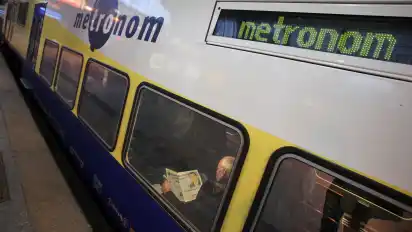Der Metronom wurde bei dem Unfall nicht beschädigt