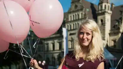 Nina von Lovenberg, Sprecherin der Kampagne gegen Brustkrebs