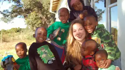 Ein Jahr lang lebte und arbeitete Friederike Heidrich in Südafrika und war dabei „echt nah an den Kindern dran“.