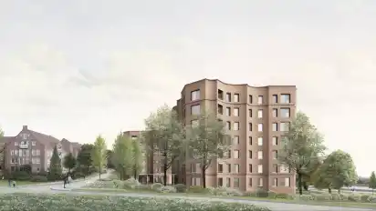 Die Behörde sieht keinen Konflikt mit dem bestehenden Gewerbe auf dem Vulkan-Gelände, wenn an der Weserstraße zwei Gebäude mit zusammen 50 Wohnungen entstehen.
