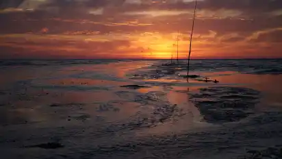 Bald könnte in der Nordsee ein Weltraumbahnhof gebaut werden.
