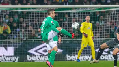 Endlich wieder am Ball: Fin Bartels im Spiel gegen die TSG Hoffenheim.