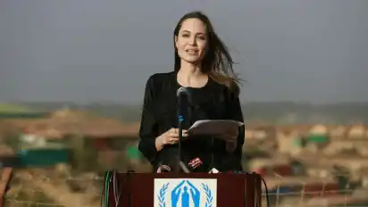 Angelina Jolie hat US-Präsident Trump schon oft scharf kritisiert. Foto: Uncredited/AP/dpa