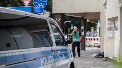 Polizeieinsatz in der Neustadt.