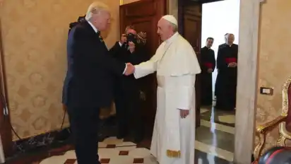 Shake Hands im Vatikan: US-Präsident Donald Trump hat am Mittwoch Papst Franziskus getroffen.