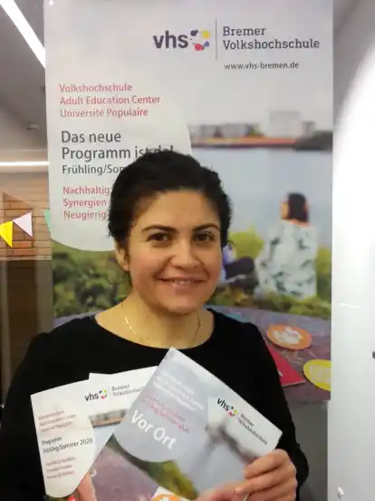 Leitet die Regionalstelle der Volkshochschule in Vegesack: Haleh Soleymani.
