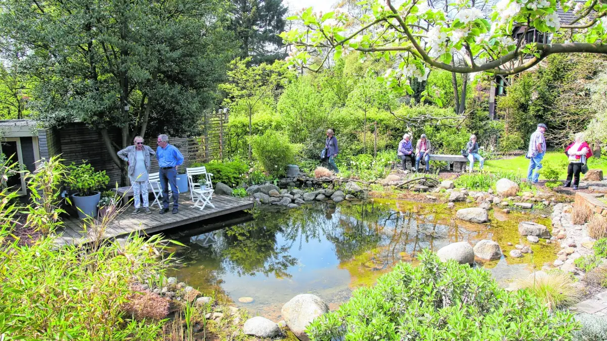 Am Teich den Garten genießen