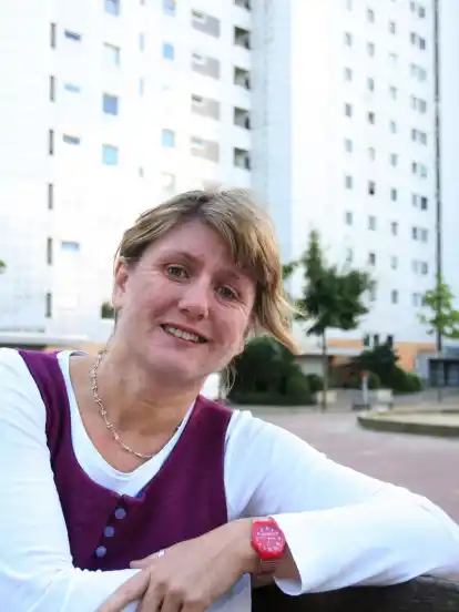 Katrin Höpker an ihrer neuen Wirkungsstätte: Vielleicht ein wenig umbauen?